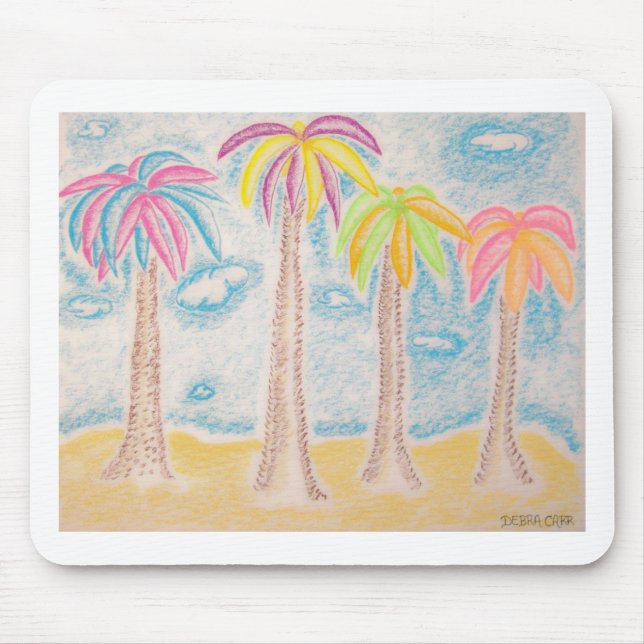 Colourful Palms-mousepad Mouse Mat (Front)