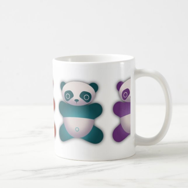 Colourful Panda Coffee Mug (Right)