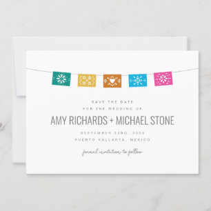 Colourful Papel Flat Card