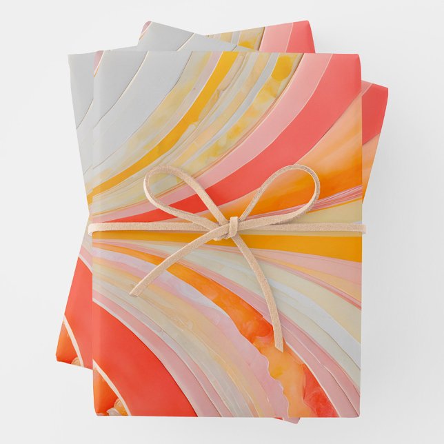 Colourful Paper Collage Art Wrapping Paper Sheets (Creator Uploaded)