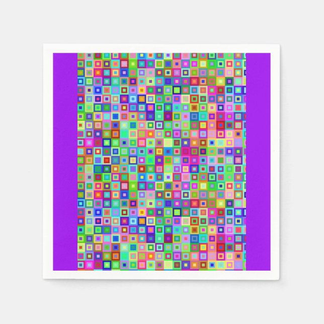 Colourful Paper Napkins (Front)