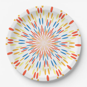 Colourful Paper Plate