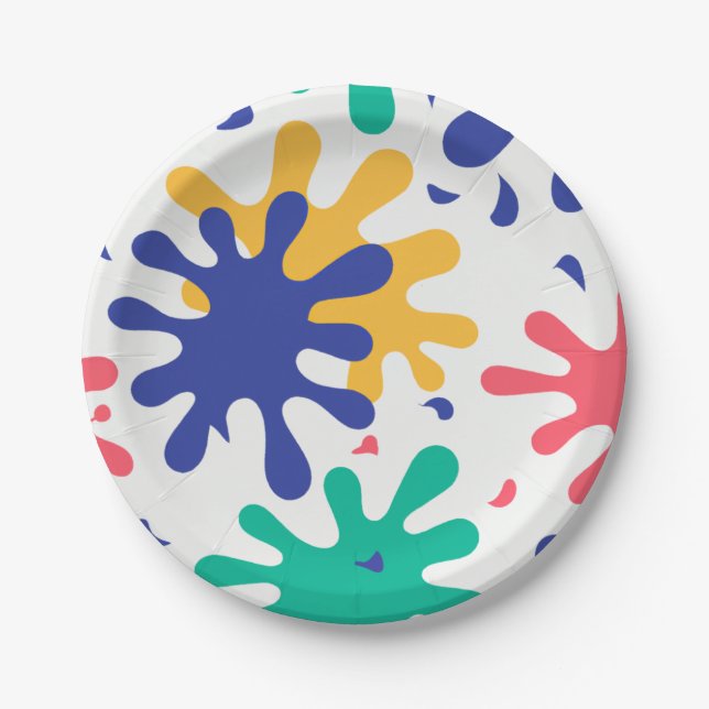 Colourful Paper Plate (Front)