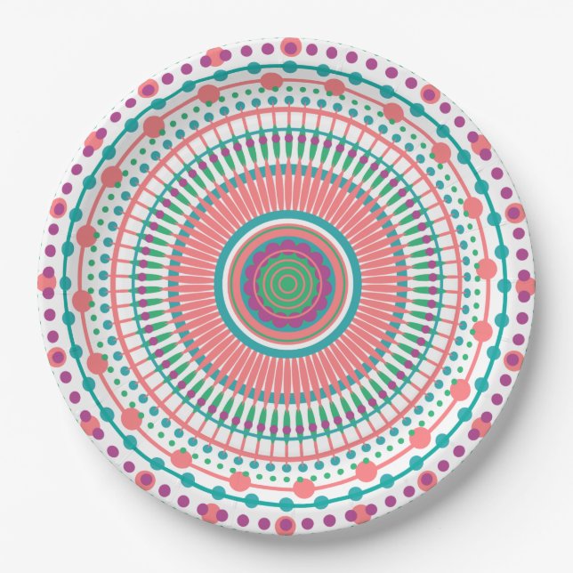 Colourful Paper plates (Front)