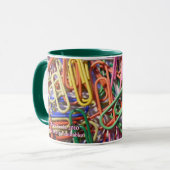 Colourful Paperclips Mug (Front Left)