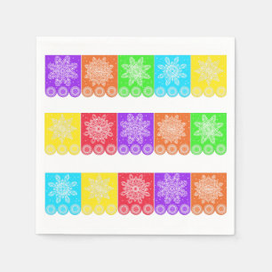 Colourful Papercut Cinco de Mayo Napkin