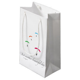 Colourful Parachutes Small Gift Bag