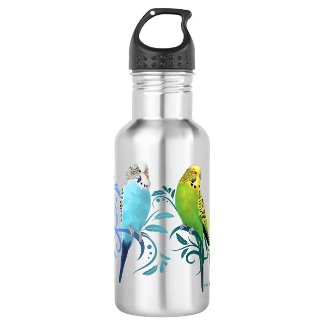 Colourful Parakeets 710 Ml Water Bottle (Front)