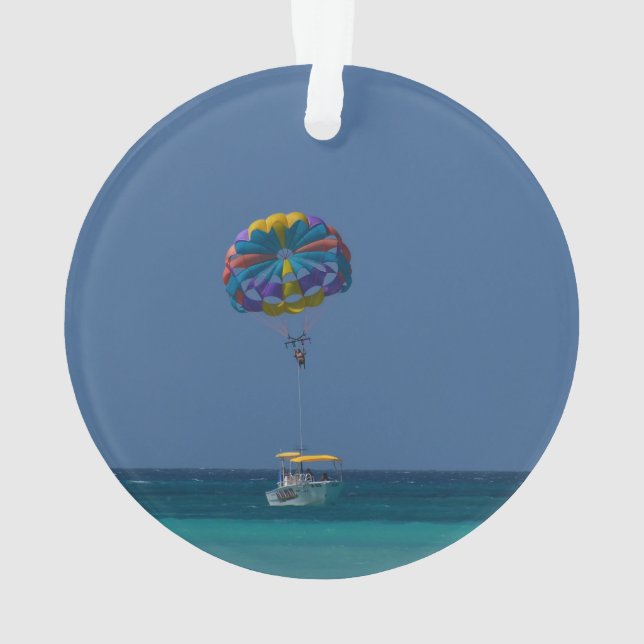 Colourful Parasailing Ornament (Back)