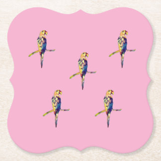 Colourful Parrot Coaster