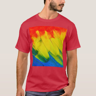 Colourful parrot feathers T-Shirt
