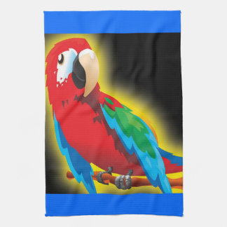 Colourful Parrot Kitchen Towel