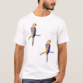 Colourful Parrot Men's T Shirt