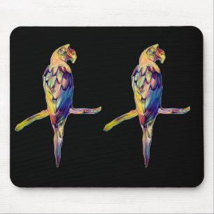 Colourful Parrot Mousemat