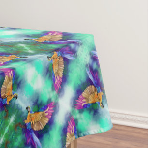 Colourful Parrot Tablecloth