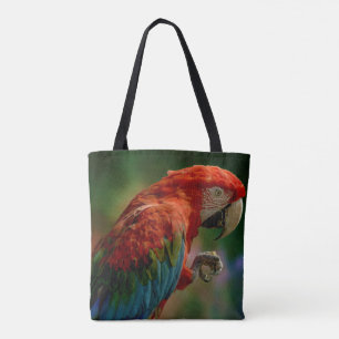 Colourful Parrot Tote Bag
