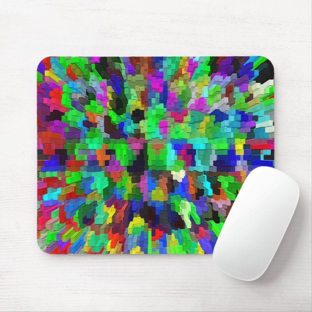 Colourful Partyin'....... Mouse Mat (With Mouse)