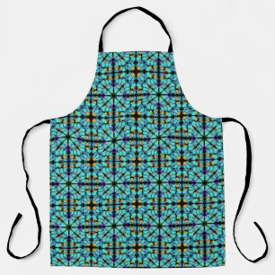 Colourful Pastel Dots Translucent Repeat Pattern Apron