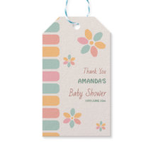 Colourful Pastel Flowers Baby Shower Party