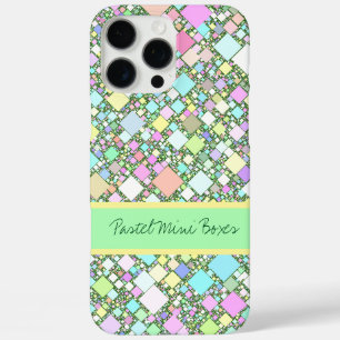 Colourful Pastel Geometric Background iPhone 16 Pro Max Case
