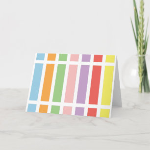 Colourful Pastel Hues Card