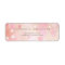 Colourful Pastel Lights Bokeh Address Label