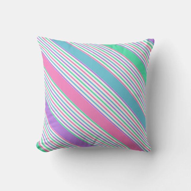 Colourful Pastel Pillow (Front)