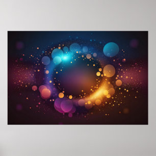 Colourful pastel poster
