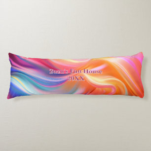 Colourful Pastel Silk Body Cushion