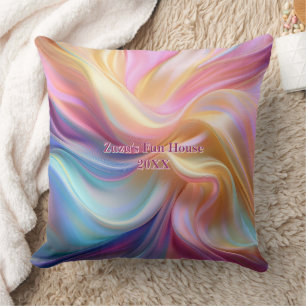 Colourful Pastel Silk Cushion