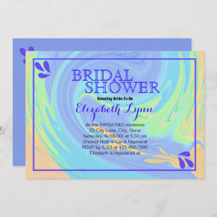 Colourful Pastel Swirl Bridal Shower Template