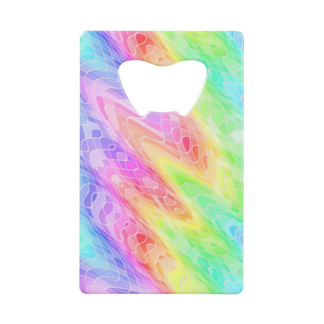 Colourful Pastel Swirls Abstract Girly (Front)