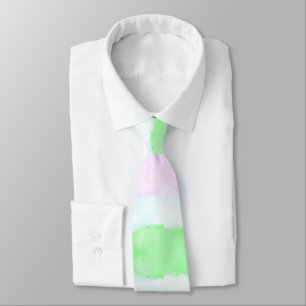 Colourful pastel watercolor tricolor background tie