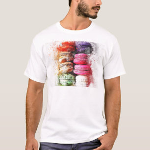 Colourful Pastry Cake Macaroon Abstract T-Shirt