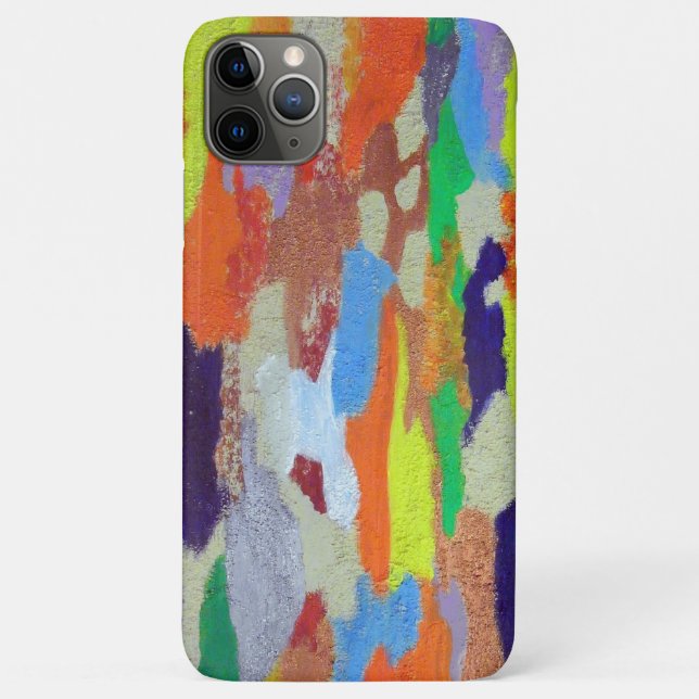colourful patch carpet iPhone case (Back)