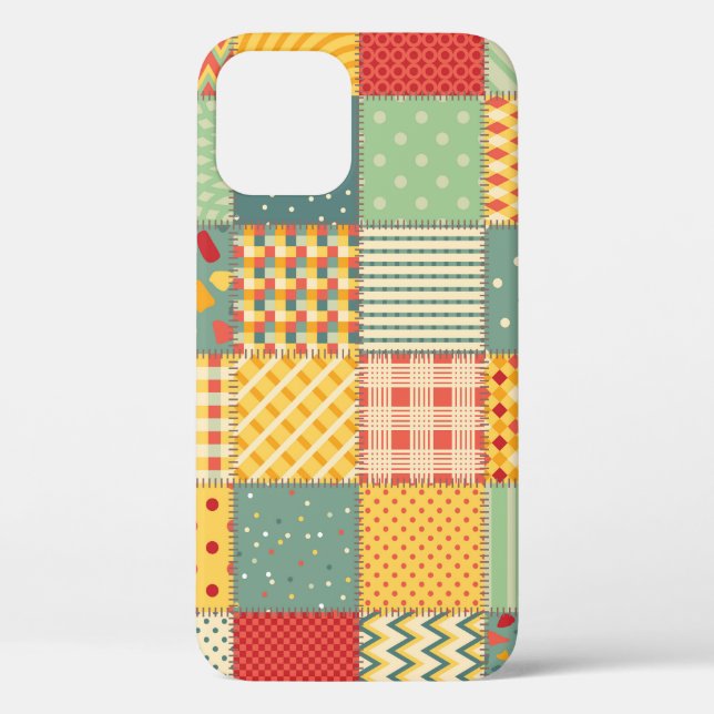 Colourful patchwork: abstract seamless ornaments. Case-Mate iPhone case (Back)