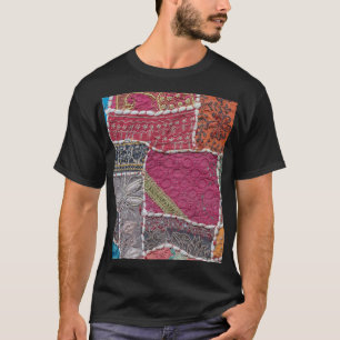 Colourful Patchwork Carpet Closeup Detail T-Shirt
