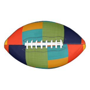 Colourful Patchwork Football American Football