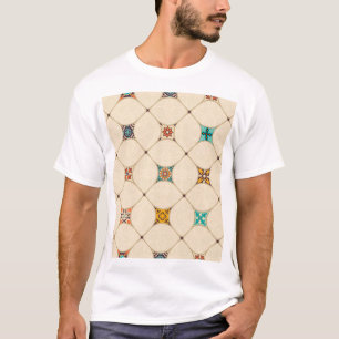 Colourful Patchwork Islam Arabic Tile T-Shirt