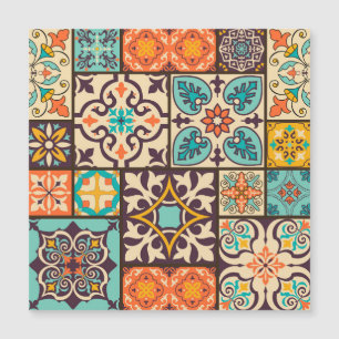 Colourful Patchwork Islam Motifs Tile