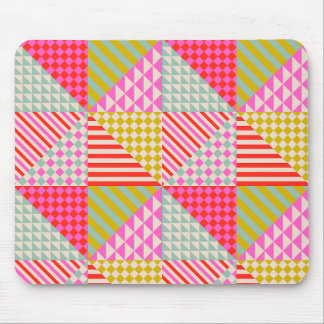 Colourful Patchwork Office Workspace Desk Mouse Pa Mat