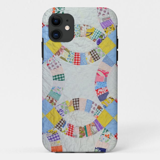 Colourful patchwork quilt Case-Mate iPhone case (Back)