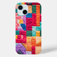 Colourful Patchwork Quilt Pattern