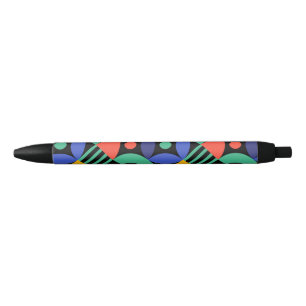 Colourful Pattern                  Black Ink Pen