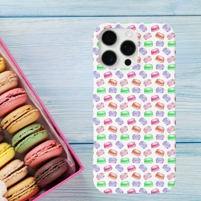 Colourful Pattern Cookies Macarons Dessert 16 Pro iPhone Case (Colorful Pattern Cookies Macarons Dessert 16 Pro Case-Mate iPhone Case)