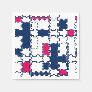 Colourful pattern , elegant napkin