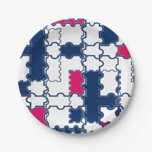 Colourful pattern , elegant paper plate