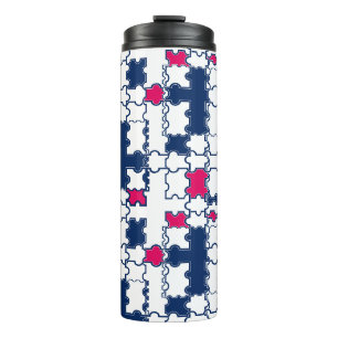 Colourful pattern , elegant thermal tumbler