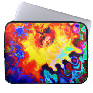 Colourful Pattern Explosion Laptop Sleeve