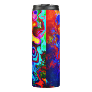 Colourful Pattern Explosion Thermal Tumbler